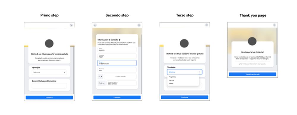 Landing page esempio 2
